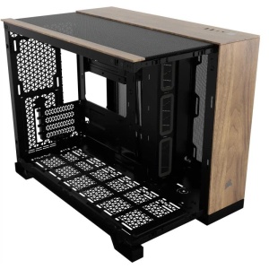 Carcasa CORSAIR 2500X Micro ATX Dual Chamber Black/Walnut Wood - Img 5