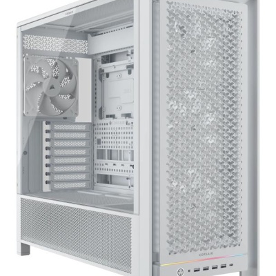Carcasa CORSAIR FRAME 5000D RS, RGB, Mid Tower, White