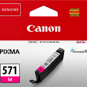Cartus cerneala Canon CLI-571M, magenta, capacitate 7ml, pentru Canon Pixma MG6850/MG6851, Canon Pixma MG5750/MG5751, Canon Pixma MG7750/MG7751/MG7752.