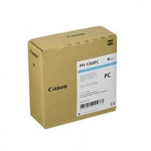 Cartus cerneala Canon PFI-1300PC, photo cyan, capacitate 330ml, pentru Canon imagePROGRAF, PRO-2000, PRO-4000, PRO-4000, PRO-6000S.