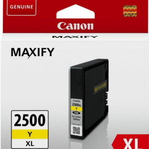 Cartus cerneala Canon PGI2500XLY, yellow, Dual Resistant High Density, capacitate 19.3ml / 1520 pagini, pentru Canon Maxify IB4050, MB5050, MB5350