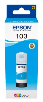 Cartus cerneala Epson 103 ECOTANK , cyan, capacitate 70ml, pentru L1110, L1110 CIS, L1110 MEAF, L3100 CIS, L3101 CIS, L3110, L3110 CIS, L3110 MEAF, L3111. - Img 3