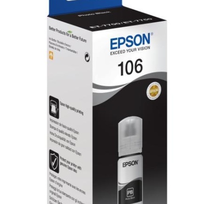 Cartus cerneala Epson 106 ECOTANK , black, capacitate 70ml, pentru L7160, L7180. - Img 4