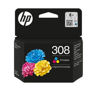 Cartus HP 308 Tri-color Original, Cyan, Magenta, Yellow