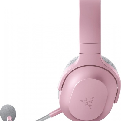 Casti cu microfon Razer Barracuda X - Quartz (2022) wireless, Wireless Multi-platform Gaming and Mobile Headset, USB-C, 20 Hz – 20 kHz, 32ohm, 96db, driver 40mm, roz - Img 2