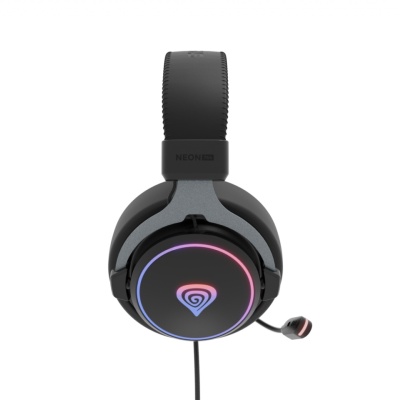 Casti gaming cu fir Genesis Neon 764, sunet 7.1 Surround, microfon, impendanta 32 ohm, frecventa raspuns 20 - 20.000 Hz, lungime cablu 220 cm, iluminare RGB, frecventa raspuns microfon 100 - 10000 Hz, sensibilitate microfon -42dB, impendanta microfon - Img 4