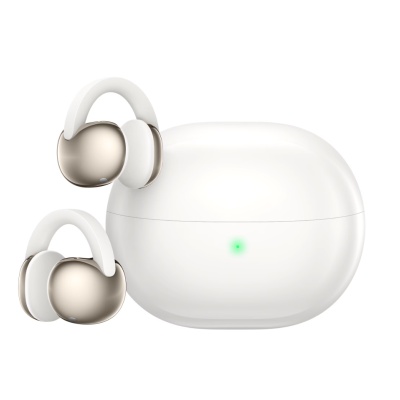 Casti Open-Ear TCL Crystal Clip, True Wireless, Bluetooth, IPX4, Autonomie 36 ore, White Gold