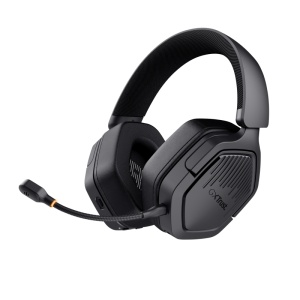 Casti wireless Trust GXT 493 Carus, material ABS, conector 3.5mm, frecventa raspuns 20 Hz, 20.000 Hz, sunet stereo, nivel sunet 104 dB, negru