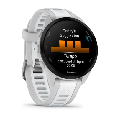 Ceas Garmin Forerunner 165, Grey/White - Img 3