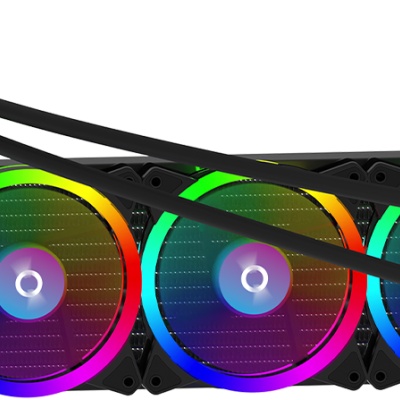 Cooler Procesor AQIRYS AQUARIUS 360 AIO, Lichid, 3 ventilatoare, aRGB - Img 2
