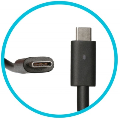 Dell 689C4 USB-C Type-C incarcator original 45W - Img 4