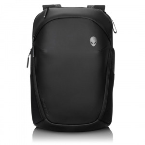 DELL AW Horizon Travel Backpack 18'' AW724P, Colour: GalaxyWeave black, Features: Weather resistant, shockproof, padded shoulder strap, padded back, RFID blocking pocket, TSA friendly, anti-scratch interior, eco- friendly solution-dyeing process,