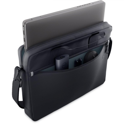 Dell Essential Briefcase 16" CC3624, Colour: Black, Notebook Compatibility:Fits most laptops with screen sizes up to 16" (max laptop dimension: 360 x 255 x 25 mm), Features:Made with solution-dyeing process for polyester that can generate up to 97% less