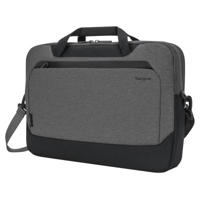 Geanta laptop slim Targus Cypress, EcoSmart, pentru laptopuri de 15.6" sau mai mici, material ECO 300, dimensiuni: 42 x 4.5 x 35 cm, dimensiune compartiment laptop: 38.7 x 26.5 x 2.5 cm, greutate 0.76 kg, gri - Img 8
