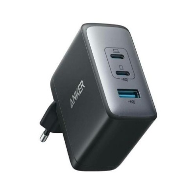 Incarcator retea Anker „736" 100W, QC 3.0, 2 x USB Type-C, 1 x USB, negru
