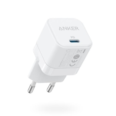 Incarcator retea Anker „PowerPort III Cube" 20W, PD, 1 x USB Type-C, 5V/3A, 9V/2.22A, alb - Img 3