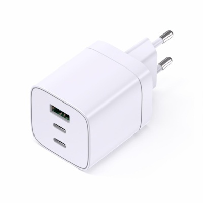 INCARCATOR SERIOUX 65W 2xUSB-C & USB-A de perete, Ieșire USB-C: C1 și C2: 5V/3A, 9V/3A, 12V/3A, 15V/3A, 20V/3,25A (65W) PPS: 5-11V/5A, (55W), A1: 5V/4,5A, 9V/3A, 12V/2,5A, 20V/1,5A(30W) C1+C2: 45W+20W (max. 65W), C1+A1: 45W+18W (max. 63W ) C2+A1: - Img 3