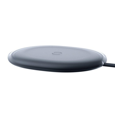 INCARCATOR wireless Baseus Jelly Qi 15W, compatibilitate smartphones si airpods, cablu Type-C la USB inclus, negru - Img 4
