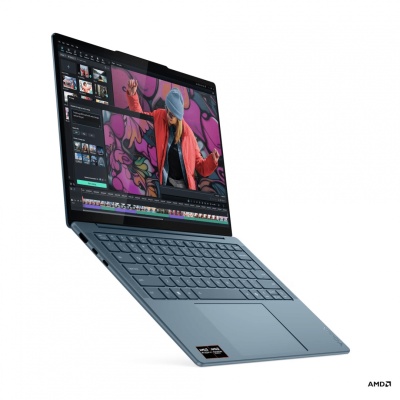 Laptop Lenovo Yoga Slim 7 14AKP10, 14" WUXGA (1920x1200) OLED 600nits (peak) / 400nits (typical) Glossy, 100% DCI-P3, 60Hz, Eyesafe®, Dolby Vision®, DisplayHDR™ True Black 500, X-Rite®, AMD Ryzen™ AI 7 350 (8C / 16T, 2.0 / 5.0GHz, 8MB L2 / 16MB L3), - Img 4