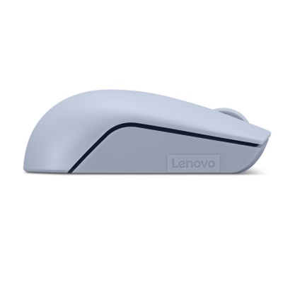 Lenovo 300 Wireless Compact Mouse Frost Blue, Tip: Standard, Rezolutie (dpi): 1000 dpi, Butoane/rotite, 3, Interfata mouse/ Tehnologie: Wireless, Interfata receiver, dongle USB 2.4GHz, Culoare: Albastru, Dimensiune (mm): 97.91 x 57.99 x 32.53 mm, - Img 4