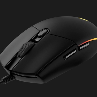 Logitech mouse cu fir G102 RGB, 6 butoane, 8000 dpi, senzor optic, USB, negru - Img 4