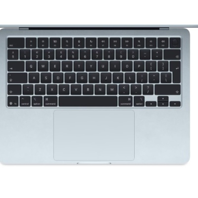 MacBook Air 13.6" Retina/Apple M4 (CPU 10-core, GPU 10-core, Neural Engine16-core)/32GB/512GB - Sky Blue - INT KB (2025) 35W (Cto from MC6V4RO/A) - Img 2
