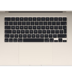 MacBook Air 15.3" Retina/Apple M4 (CPU 10- core, GPU 10- core, Neural Engine 16- core)/16GB/512GB - starlight - INT KB (2025) - Img 3