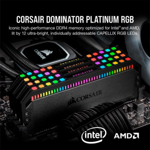 Memorie RAM CORSAIR DIMM DOMINATOR PLATINUM 32GB(2x16)6000MHz DDR5 CL30,1.40V XMP 3.0 BLACK - Img 2