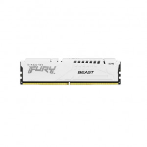 Memorie RAM Kingston, DIMM, DDR5, 32GB, 5600MHz, CL36, 1.35V, FURY Beast White, RGB