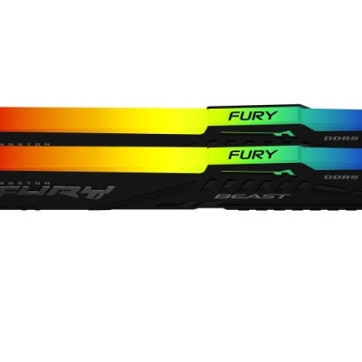 Memorie RAM Kingston FURY Beast RGB, DIMM, 16GB (2x8GB) DDR5, CL40, 5200MHz - Img 5