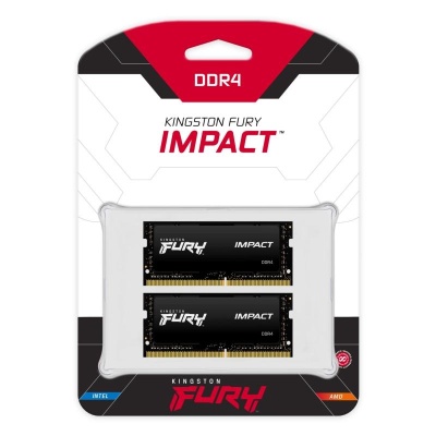 Memorie RAM notebook Kingston FURY Impact, 32GB DDR4, 2666MHz CL15, Dual Channel Kit - Img 5