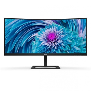 Monitor 34" PHILIPS 346E2CUAE, QHD 3440*1440, 100 Hz, 300 cd/mp, 21:9 ,Anti-Glare, 3H, Haze 25%, WLED, VA, 3000:1, Flicker-free, 4 ms, 178/178,DP, HDMI, USB-C, audio out, boxe 2*5W, PIP/PBP mode, Kensington lock,VESA 100*100, culoare negru - Img 4