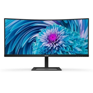 Monitor 34" PHILIPS 346E2CUAE, QHD 3440*1440, 100 Hz, 300 cd/mp, 21:9 ,Anti-Glare, 3H, Haze 25%, WLED, VA, 3000:1, Flicker-free, 4 ms, 178/178,DP, HDMI, USB-C, audio out, boxe 2*5W, PIP/PBP mode, Kensington lock,VESA 100*100, culoare negru - Img 9
