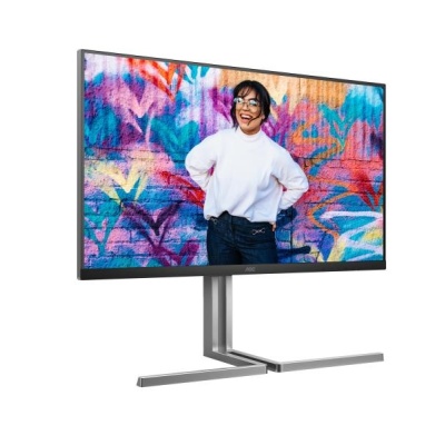 "Monitor AOC 31.5"" U32U3CV, Diagonal (inch): 31.5, Diagonal (cm): 80, Aspect ratio: 16:9, Panel: IPS, Resolution: 3840x2160, Refresh Rate: 60Hz, Response time GtG: 4ms, Brightness (max): 400 cd/m², Contrast (static) : 1000:1, Contrast (dynamic): 50M:1, - Img 4