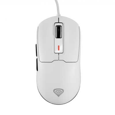 Mouse gaming cu fir Gensesis Krypton 660, interfata USB, 12000 DPI, 6 butoane, iluminare RGB, alb - Img 2