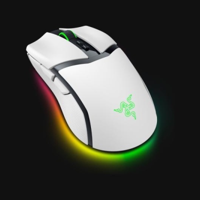Mouse Razer Cobra Pro wireless, rezolutie 30000 dpi autonomie baterie pana la 100h (1000Hz), pana la 30h (4000Hz*), pana la 170h (Bluetooth), alb - Img 12