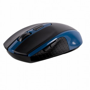 Mouse Serioux, Pastel 600, fara fir, USB, senzor optic, distanta de operare; 10m, precizie: 1000/1600DPI ajustabila, 6 butoane, 2x baterie AAA, sisteme de operare: Windows / Mac OS / Linux, albastru