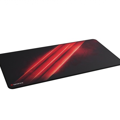 Mousepad Genesis Carbon 500 Maxi Flash, material cauciuc + textil, dimensiuni 900x450x2.5 mm, negru/rosu - Img 3