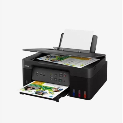 Multifunctional inkjet color CISS Canon PIXMA G3430, dimensiune A4 (Printare, Copiere, Scanare), viteza 11 ipm alb-negru, 6 ipm color,rezolutie printare 4800x1200 dpi, imprimare fara margini, alimentarehartie 100 coli, scanner CIS rezolutie 600x1200 dpi, - Img 2