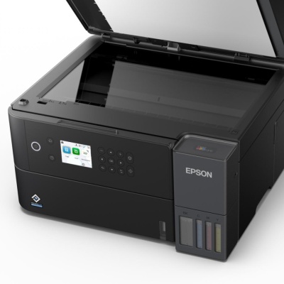 Multifunctional inkjet color Epson EcoTank CISS L6370, dimensiune A4 (Printare,Copiere, Scanare), printare borderless, viteza 35ppm alb-negru, 23ppm color, rezolutie 4800x1200 dpi, alimentare hartie 250 coli,ADF 30 coli, duplex automat ,scanner CIS - Img 4