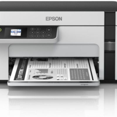 Multifunctional inkjet mono CISS Epson M2120, dimensiune A4 (Printare, Copiere, Scanare), viteza 32ppm alb-negru, rezolutie 1440x720 dpi, alimentare hartie 150 coli, scanner CIS rezolutie 1200x2400 dpi,viteza 12 sec, display 3.7cm, interfata: USB 2.0,