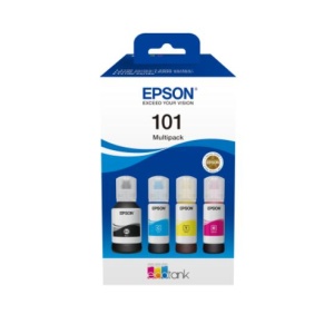 Pachet cartuse cerneala Epson 101 ECOTANK , BKCMY, capacitate 127ML BK, 70ml / culoare, pentru L6170, L4160, L4150, L6190 - Img 3