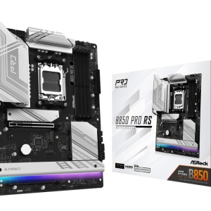 Placa de Baza ASROCK B850 PRO RS AM5, 4x DDR5, 1x HDMI 1x USB3.2, 1x PCIE 5.0 x16 1x PCIE 4.0 x16, 5x M.2, 2x SATA 6GB/s, ATX