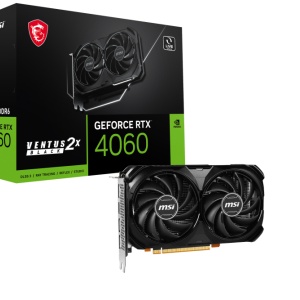 Placa Video MSI GEFORCE RTX 4060 VENTUS 2X BLACK OC 8GB GDDR6 128 bit, 3x DP 1x HDMI