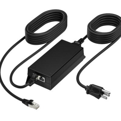 Poly PoE++ 65W 2.5G Adapter with 3.66m CAT6A Cable and Power Cord