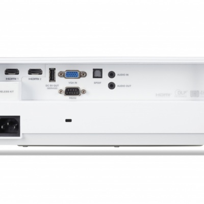 Proiector Acer H6805BDa, 4K UHD 3840* 2160, TI XPR, 8.3 megapixel, DLP 3D ready, 16:9/ 4:3, 4.000 lumeni/ 3200 lumeni Eco, 10.000:1, dimensiune maxima imagine 300", distanta maxima de proiectie 10 m, boxa 10W Bluetooth Wireless Audio (V 4.2, BT Out),