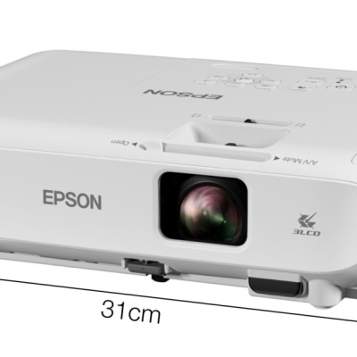Proiector Epson EB-W06 (succesor EB-W05), 3LCD, 3700 lumeni, WXGA 1280* 800, 16:10, HD ready, 16.000:1, lampa 6.000 ore/ 12.000 ore Ecomode, dimensiune maxima imagine 320", distanta maxima de proiectie 10 m, USB 2.0 Type A, USB 2.0 Type B, VGA in, HDMI