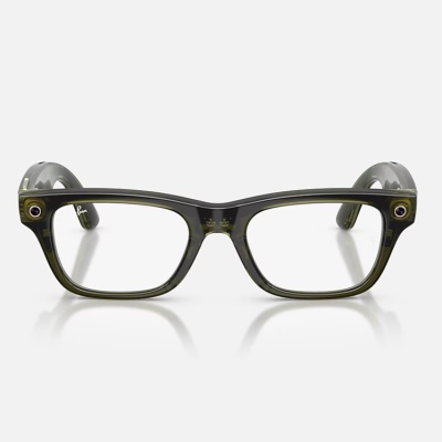 Ray-Ban Meta Blayzer Optics Gen 2 AI Glasses Shiny Transparent Dark Olive/Demo - Img 2