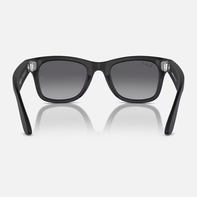 Ray-Ban Meta Wayfarer AI Glasses Matte Black/Polar Gradient Graphite (Large) - Img 2