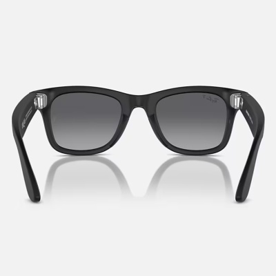 Ray-Ban Meta Wayfarer AI Glasses Matte Black/Polar Gradient Graphite - Img 4